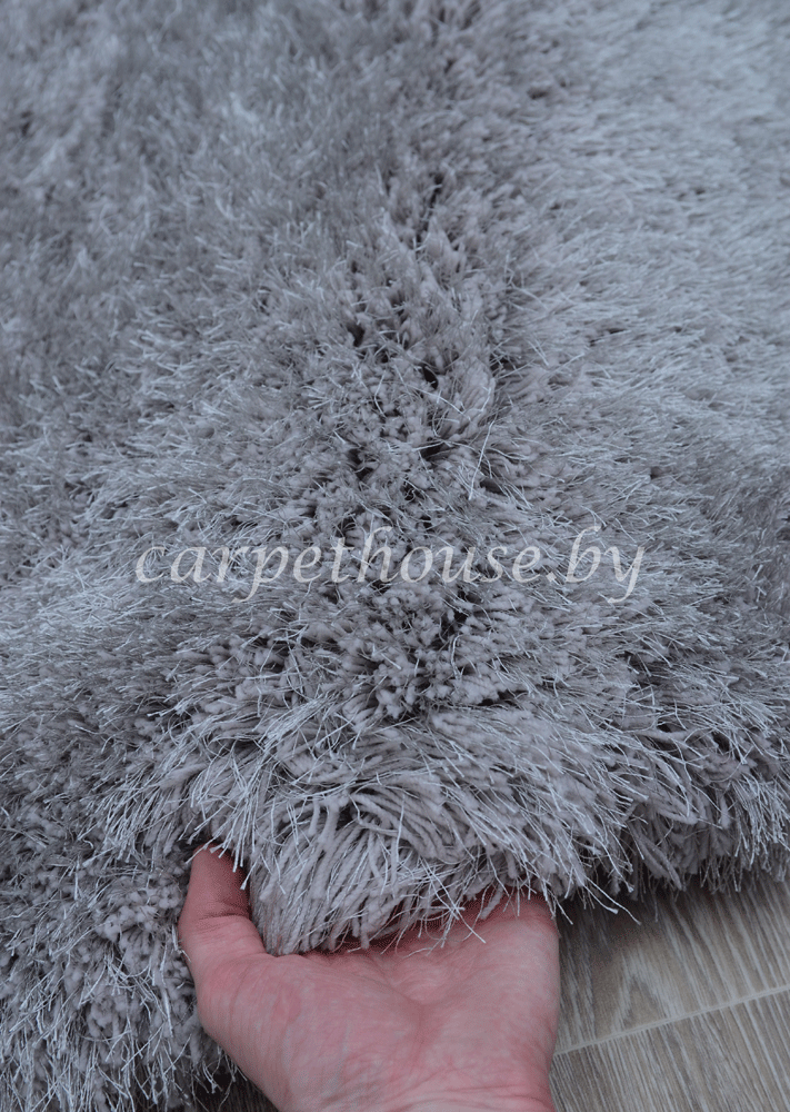 Ковер Deluxe Carpet SNOW H214-GREY КРУГ, фото