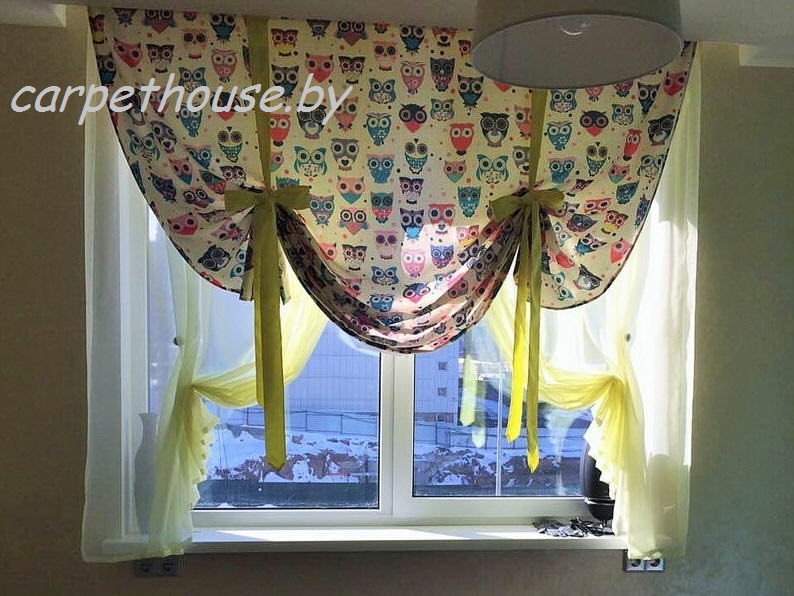 Комплект штор в детскую комнату Owls, фото